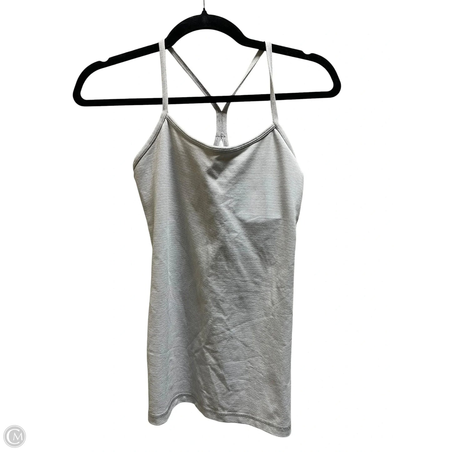 Athletic Tank Top By Lululemon In Grey, Size: M