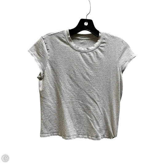 Top Short Sleeve By Lululemon In Tan, Size: S