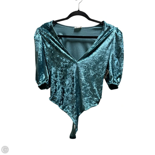 Top Short Sleeve By Free People In Blue, Size: Xs