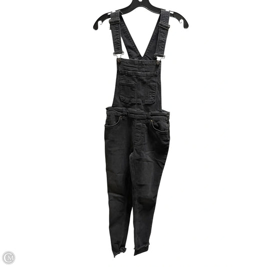 Overalls By Free People In Black Denim, Size: Xs