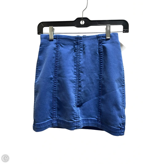 Skirt Mini & Short By Free People In Blue, Size: 0
