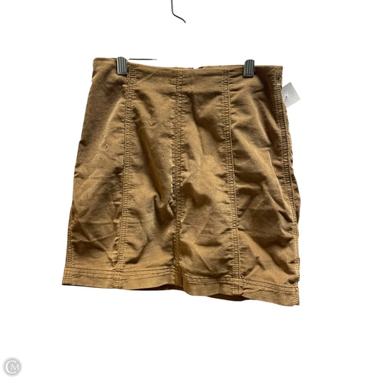 Skirt Mini & Short By Free People In Brown, Size: 2