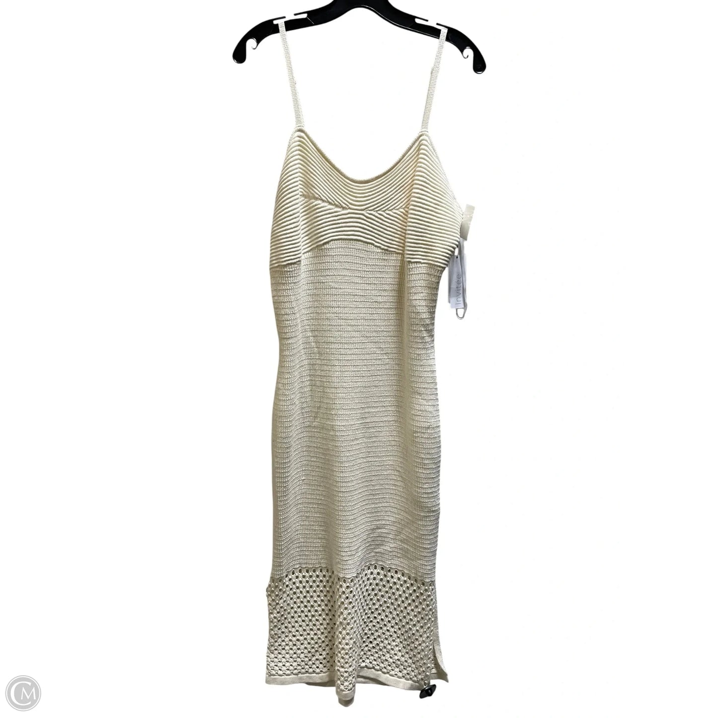 Dress Casual Maxi By Clothes Mentor In Cream, Size: 2x