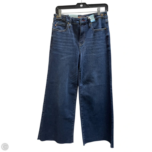 Jeans Wide Leg By Judy Blue In Blue Denim, Size: 6