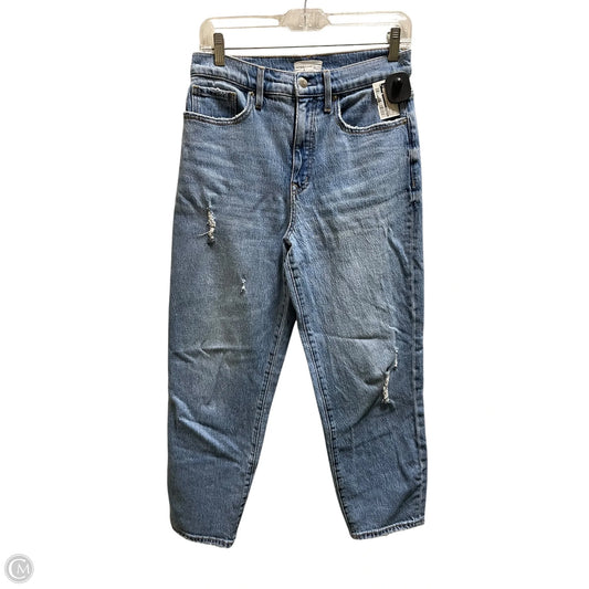 Jeans Straight By Evereve In Blue Denim, Size: 6