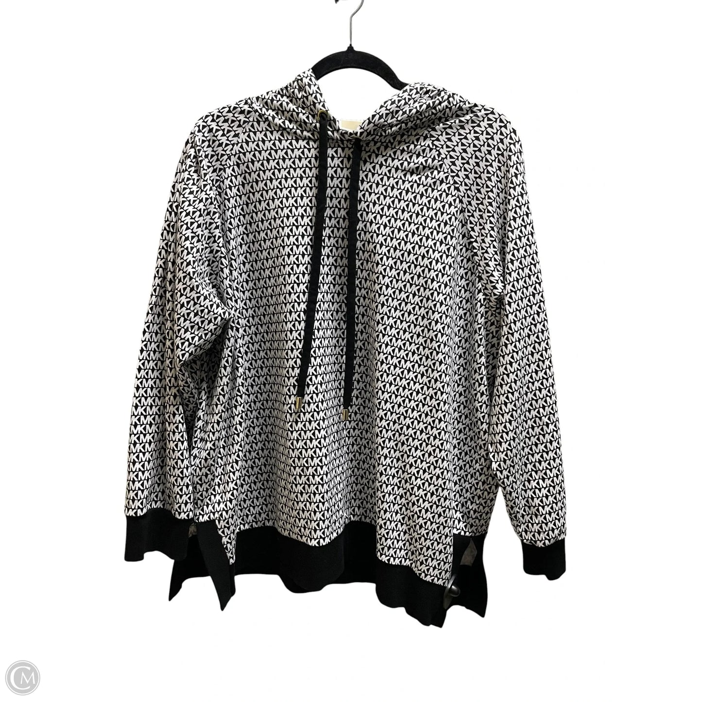 Sweatshirt Hoodie By Michael By Michael Kors In White, Size: L