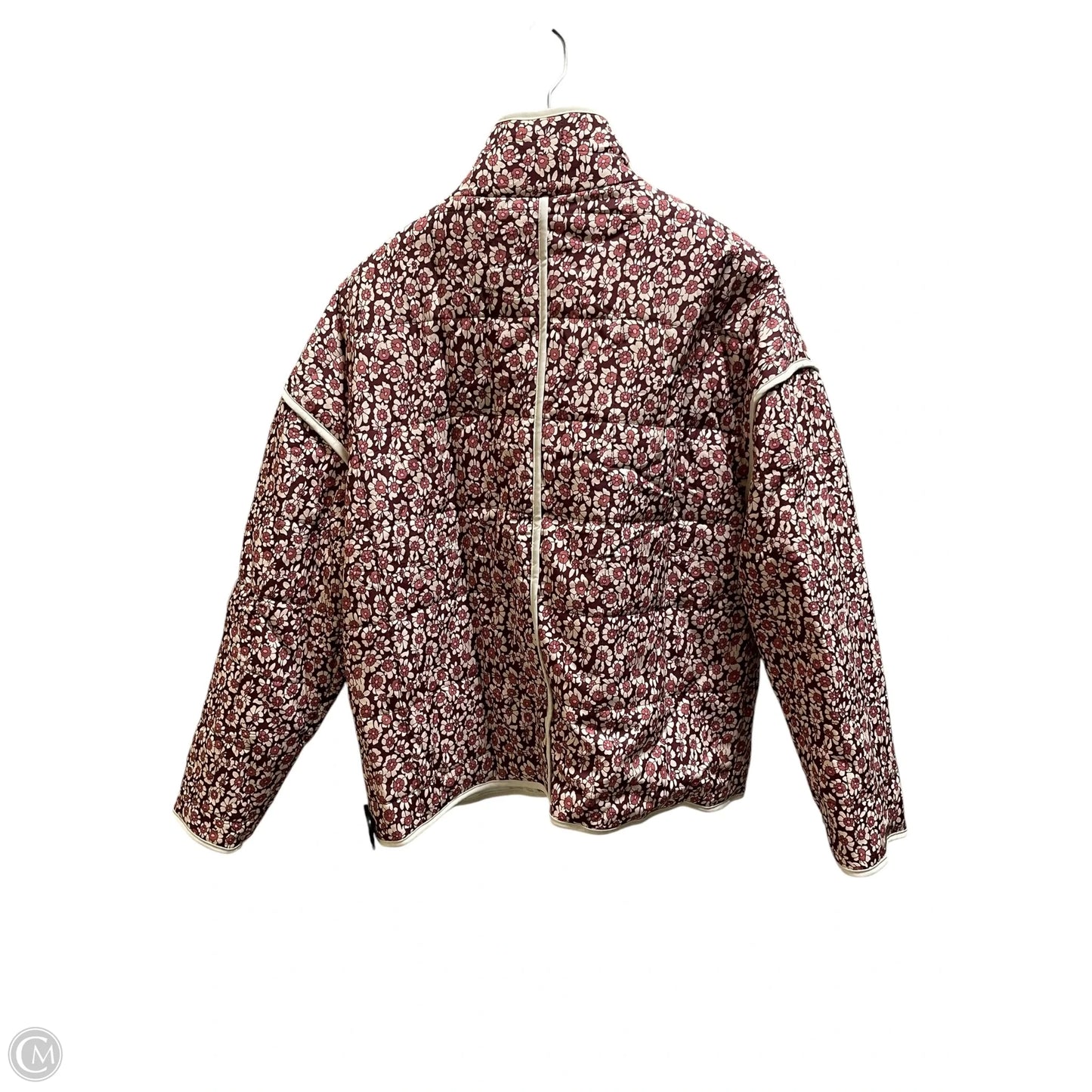 Coat Other By Clothes Mentor In Floral Print, Size: L