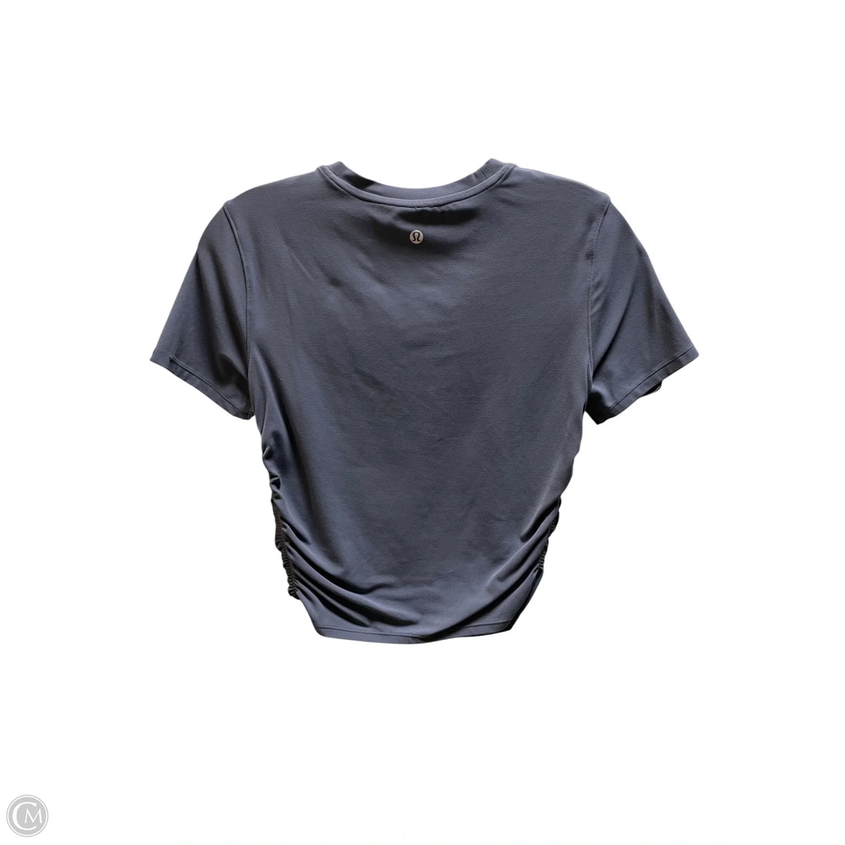 Athletic Top Short Sleeve By Lululemon In Blue, Size: S