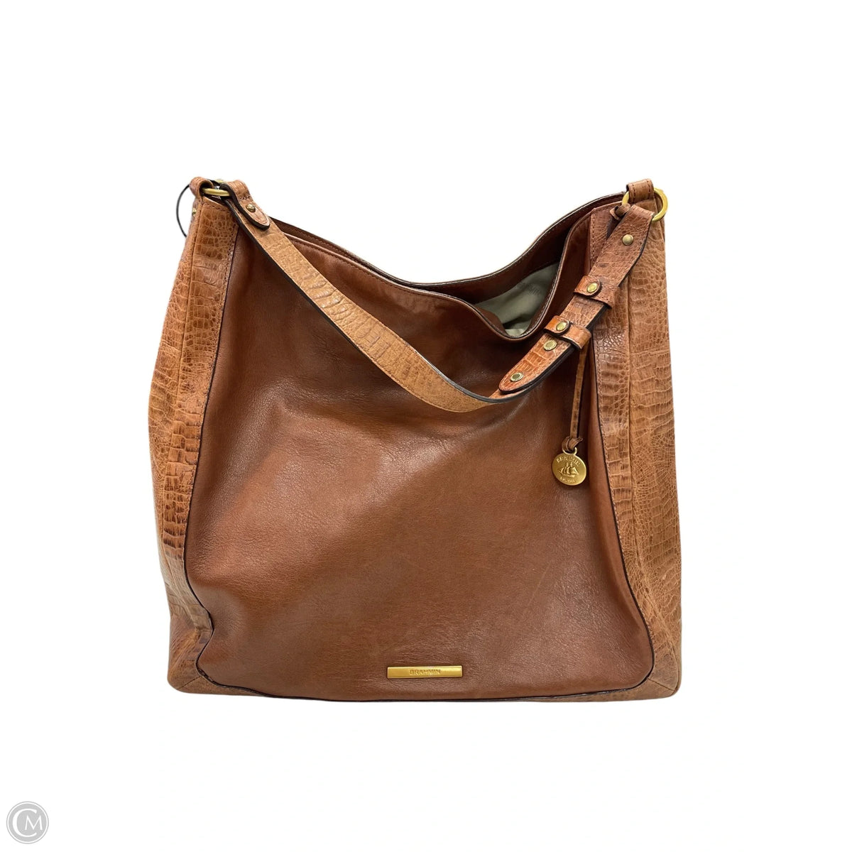 Handbag Designer By Brahmin, Size: Large