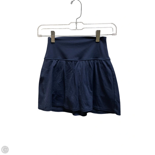 Athletic Skirt By Lululemon In Navy, Size: 4