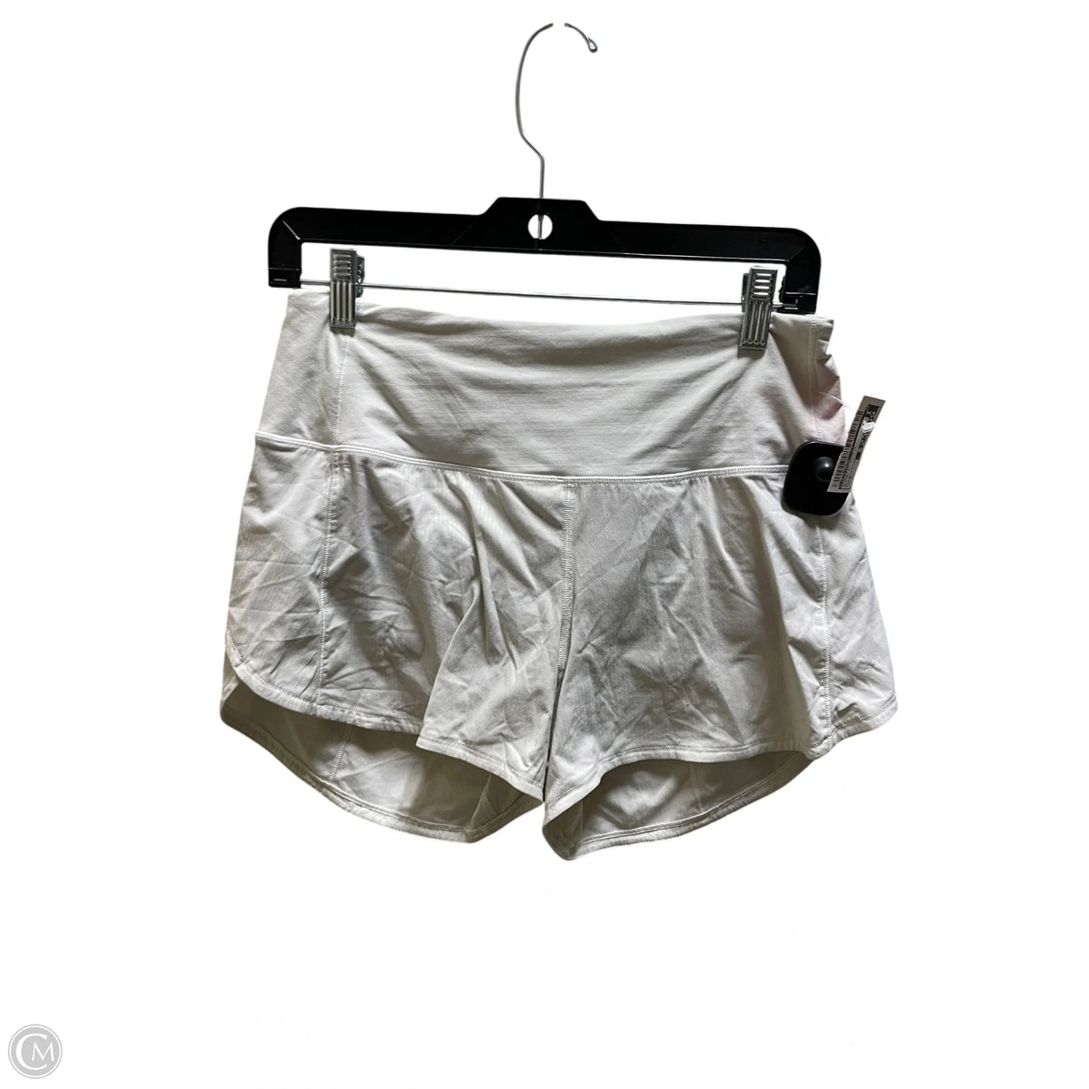 Athletic Shorts By Lululemon In White, Size: 6