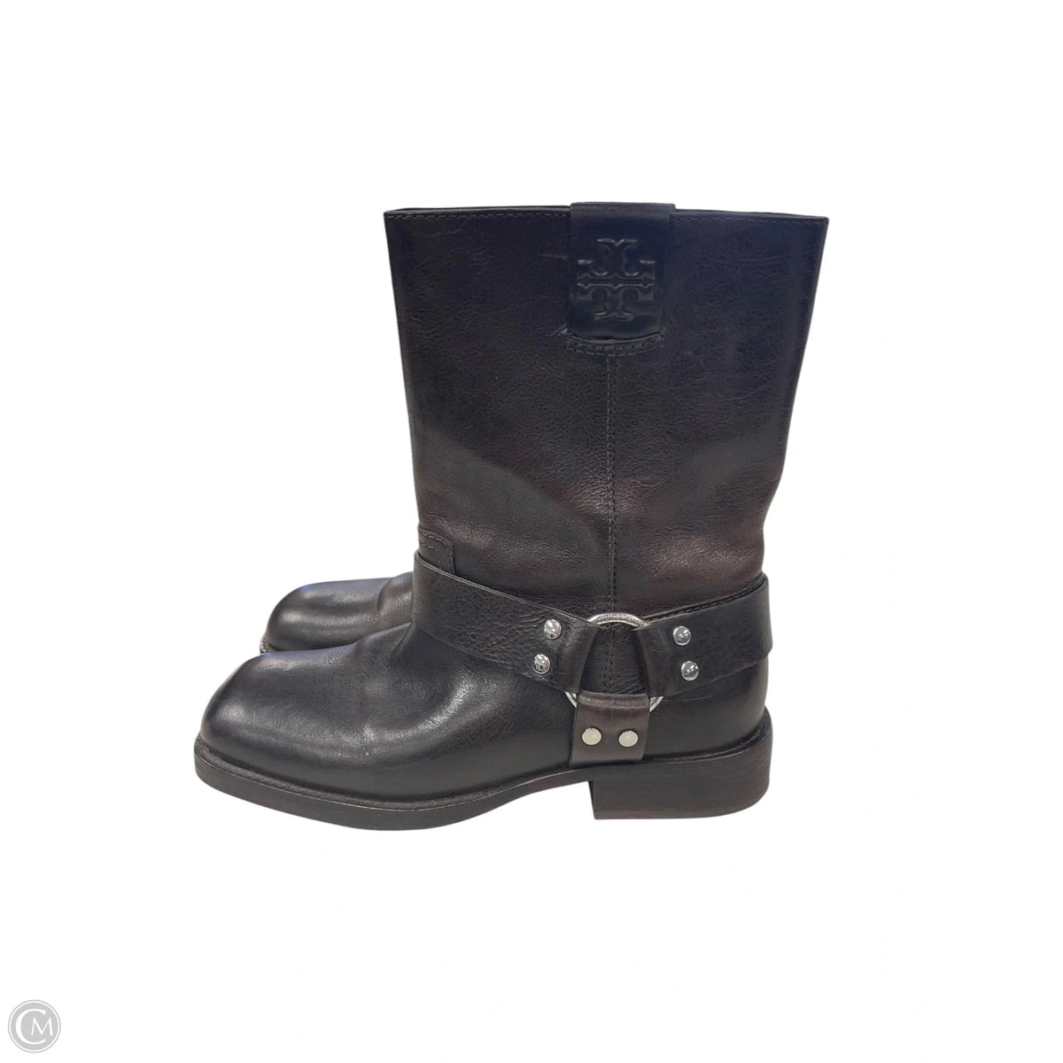Boots Designer By Tory Burch In Brown, Size: 8