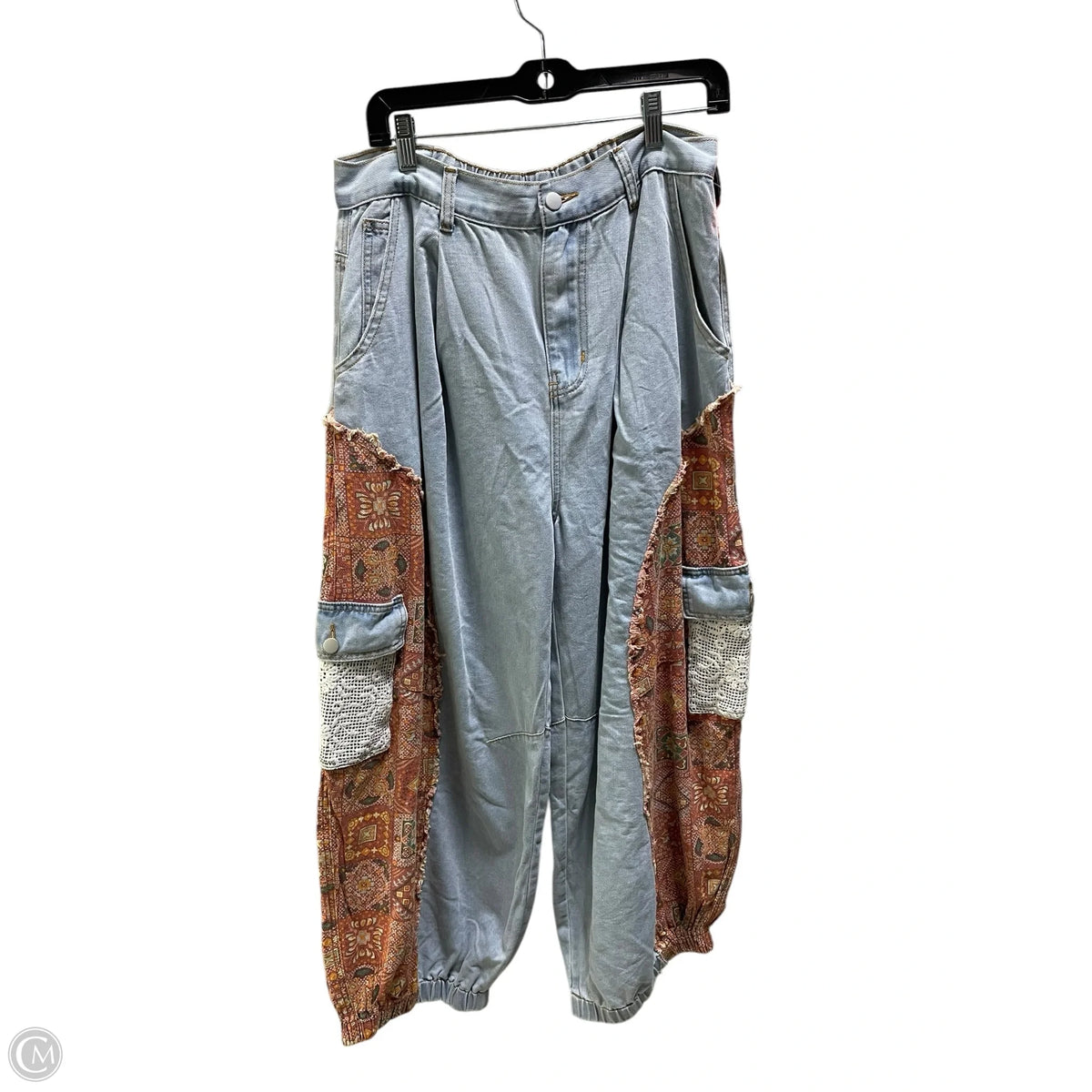 Jeans Wide Leg By Pol In Blue Denim, Size: 8