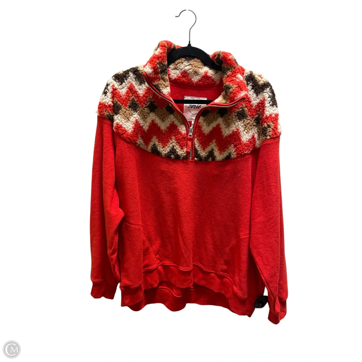 Sweatshirt Collar By Aerie In Red, Size: S