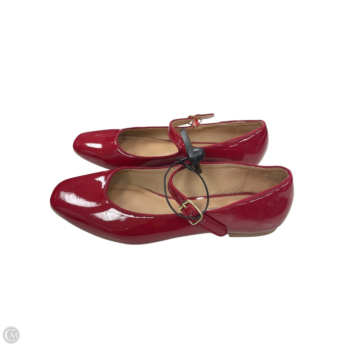 Shoes Flats By Time And Tru In Red, Size: 8.5