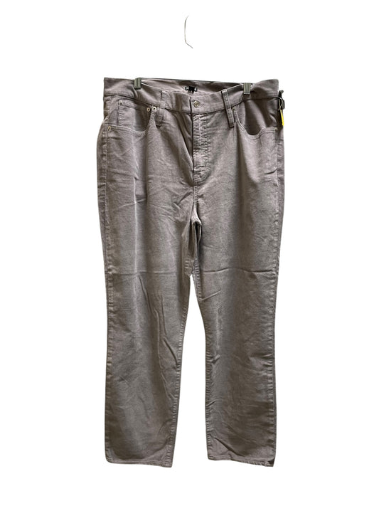 Pants Corduroy By J. Crew In Grey, Size: 18