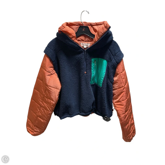 Sweatshirt Collar By Veveret In Navy, Size: S