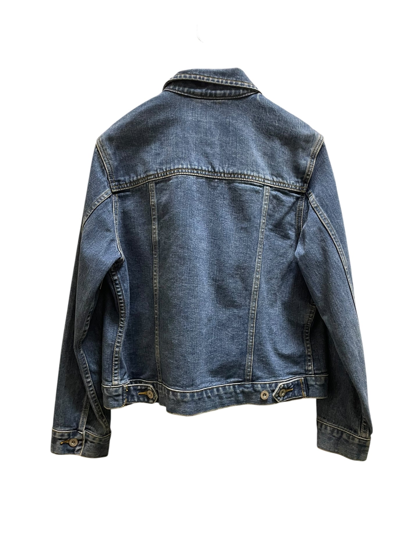 Jacket Denim By Eddie Bauer In Blue Denim, Size: S