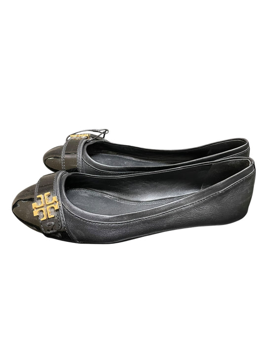 Shoes Flats By Tory Burch In Black, Size: 9.5