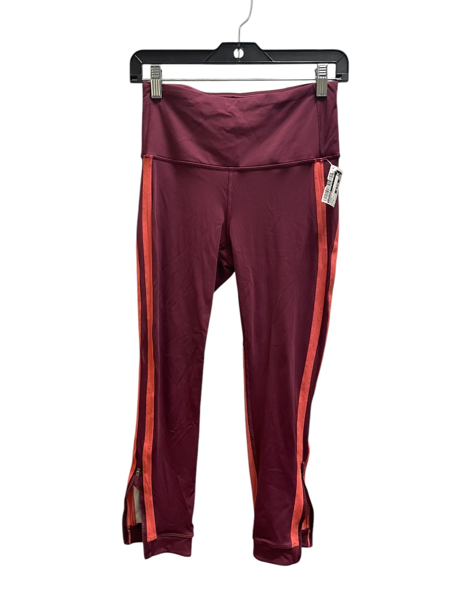 Athletic Pants By Lululemon In Maroon, Size: 6