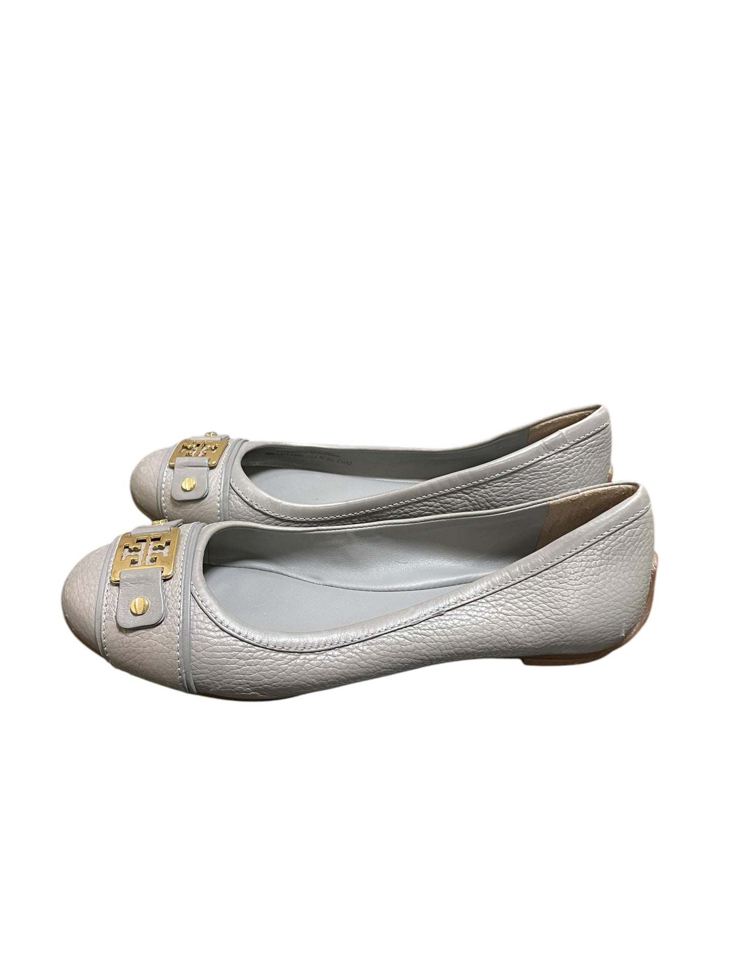 Shoes Flats By Tory Burch In Grey, Size: 7.5