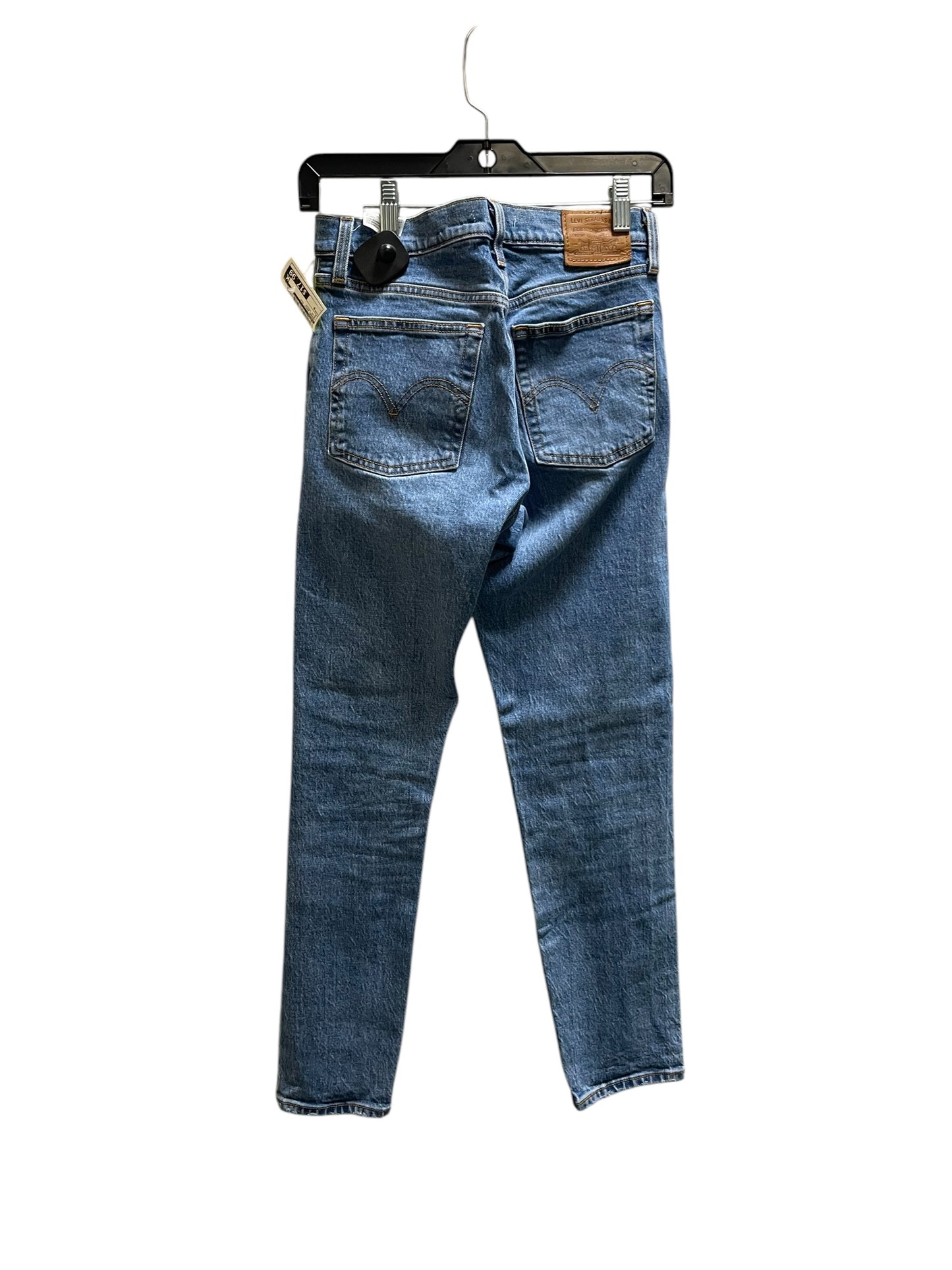 Jeans Boot Cut By Levis In Blue Denim, Size: 0