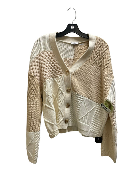 Cardigan By Rails In Cream, Size: L