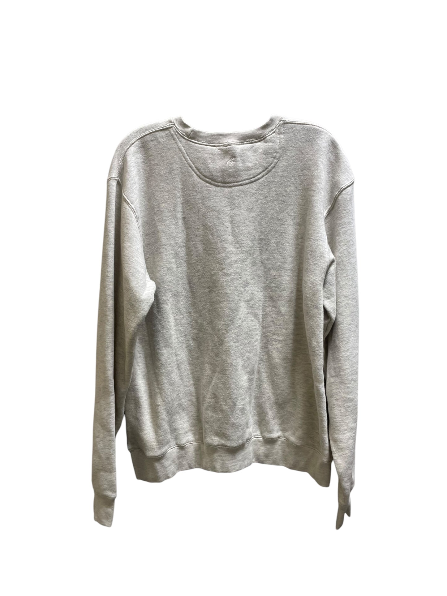 Sweatshirt Crewneck By Clothes Mentor In Tan, Size: M