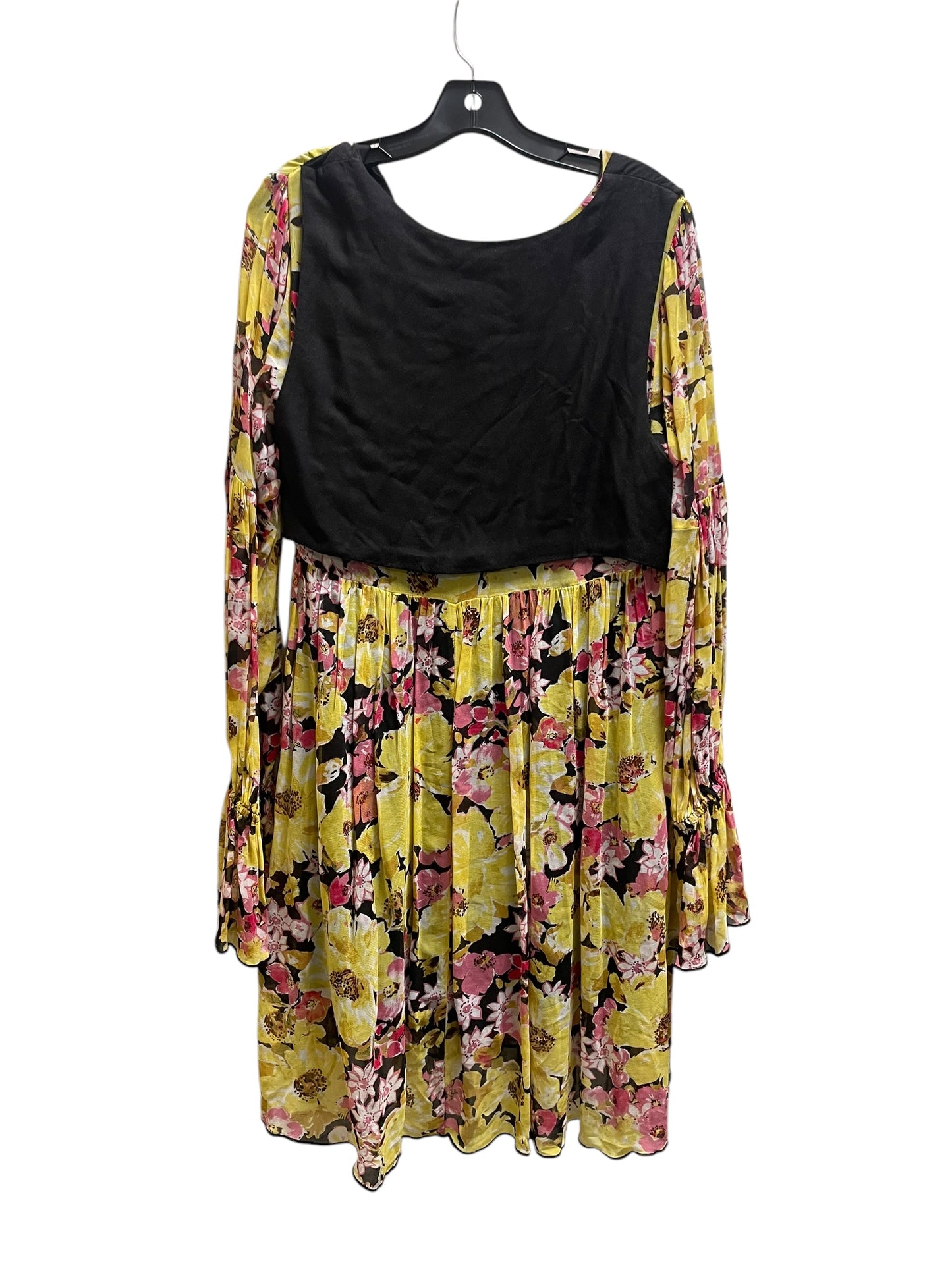 Dress Casual Midi By Free People In Yellow, Size: M