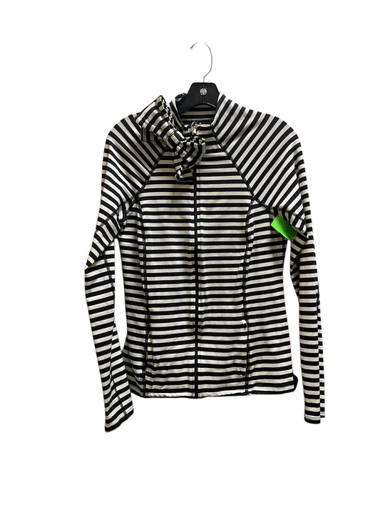 Jacket Designer By Kate Spade In Striped Pattern, Size: M