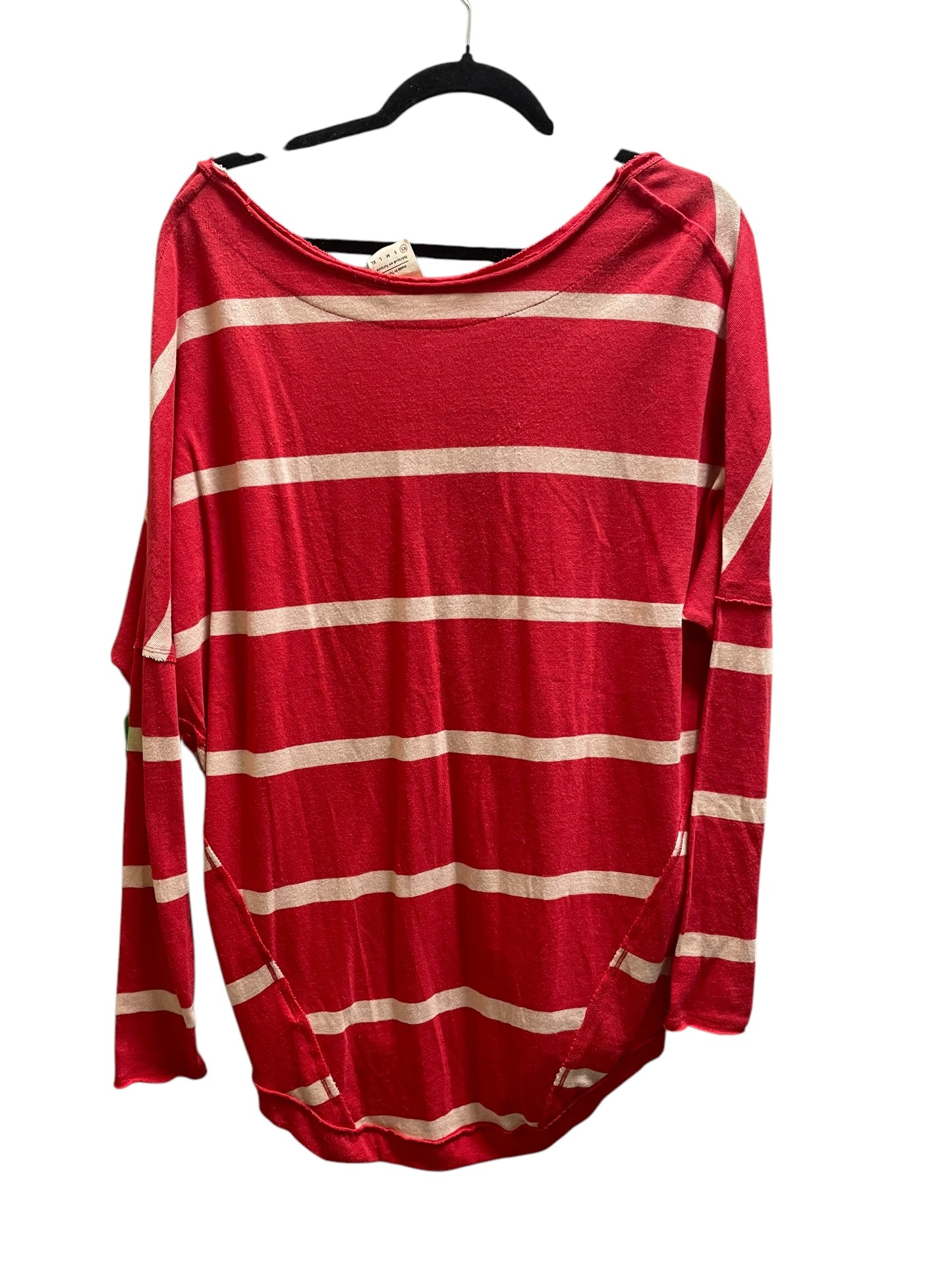 Top Long Sleeve By We The Free In Red, Size: Xs