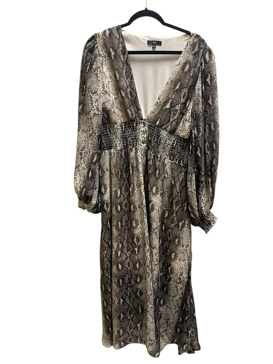 Dress Casual Maxi By Fate In Snakeskin Print, Size: L