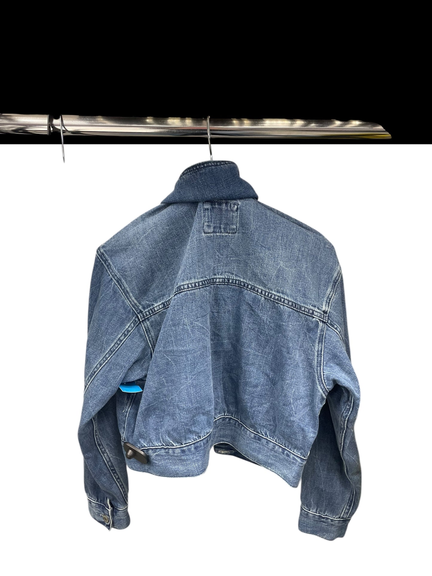 Jacket Denim By Abercrombie And Fitch In Blue Denim, Size: Xs