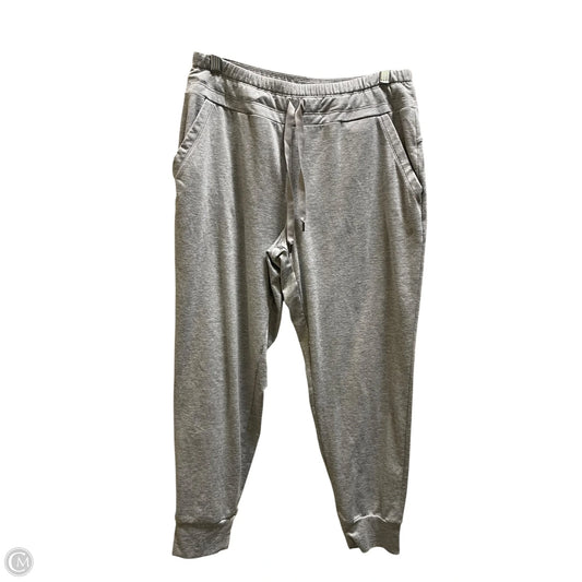 Athletic Pants By Apana In Grey, Size: L