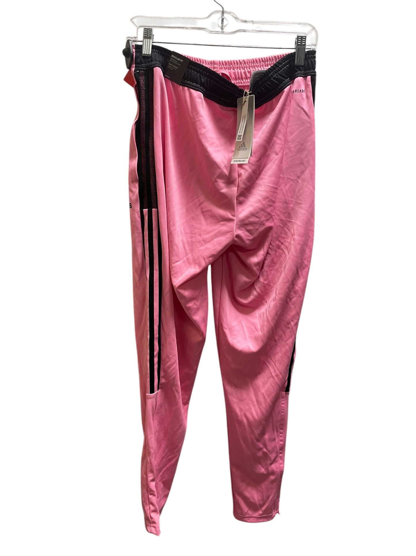 Athletic Pants By Adidas In Pink, Size: M