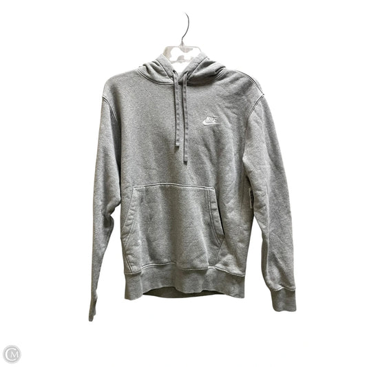 Sweatshirt Hoodie By Nike Apparel In Grey, Size: S