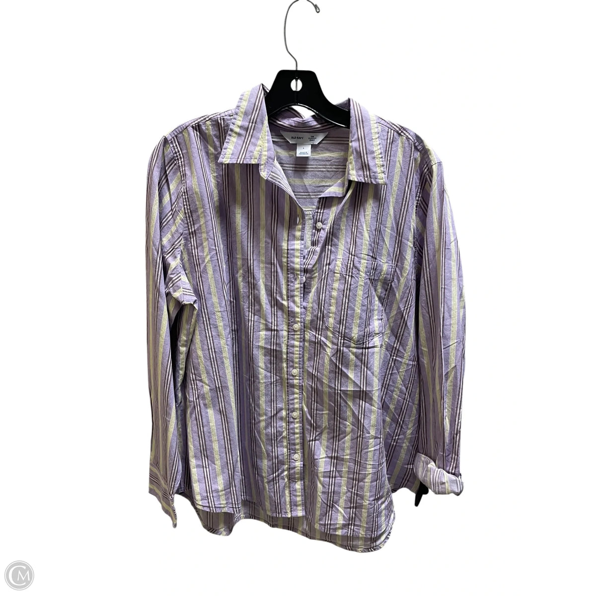 Top Long Sleeve By Old Navy In Purple, Size: L