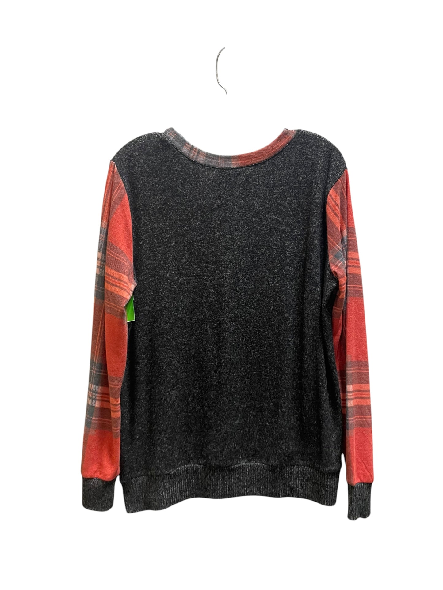 Top Long Sleeve By Clothes Mentor In Red, Size: M