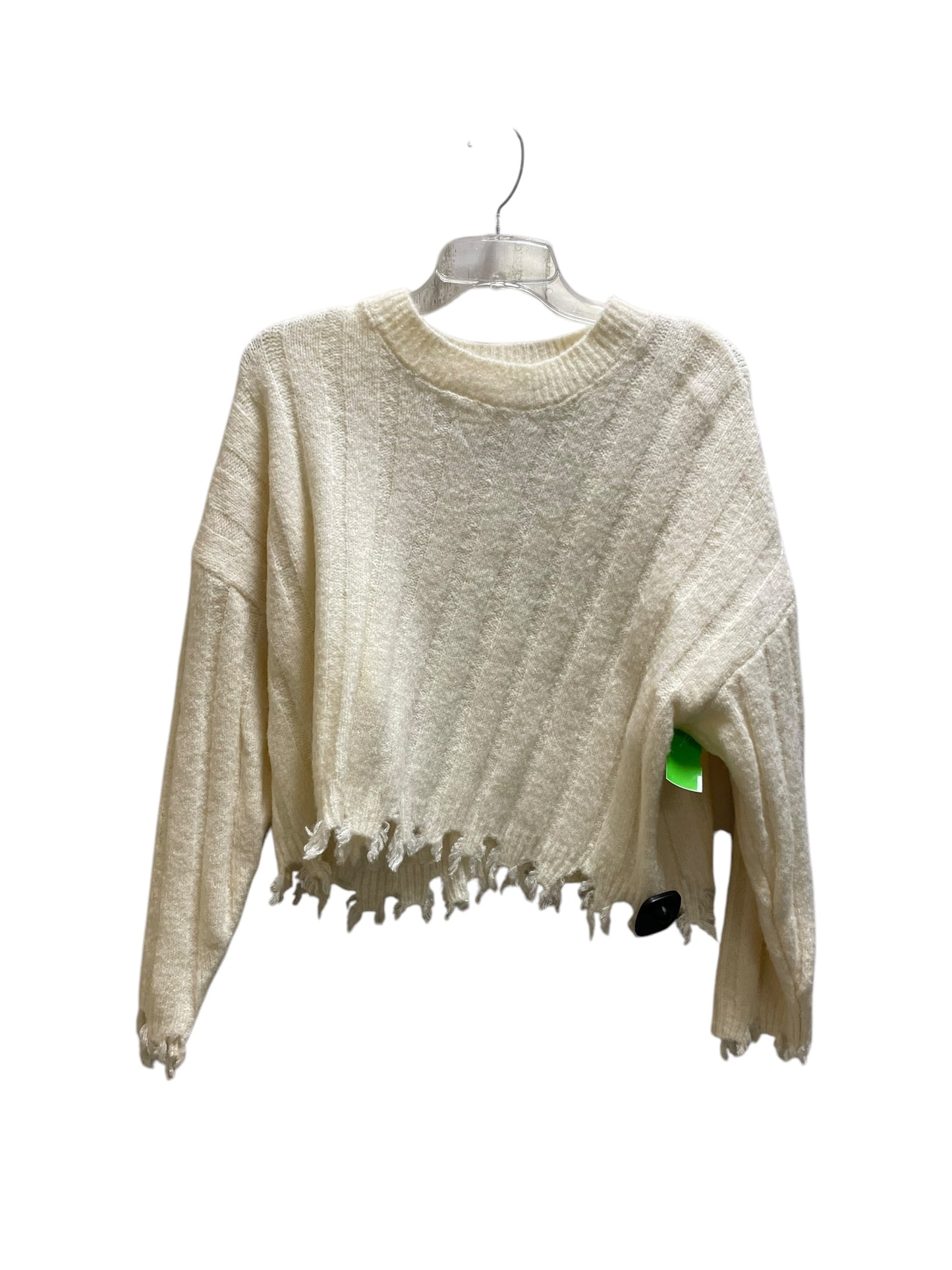 Sweater By Double Zero In Cream, Size: S