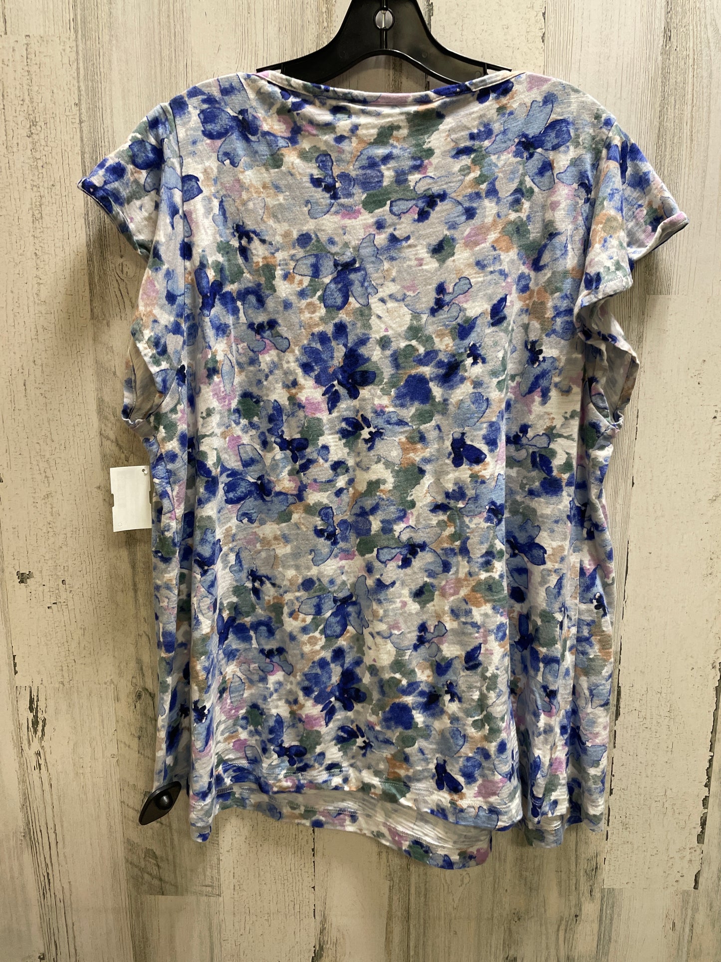 Top Short Sleeve By Lane Bryant In Multi-colored, Size: 3x