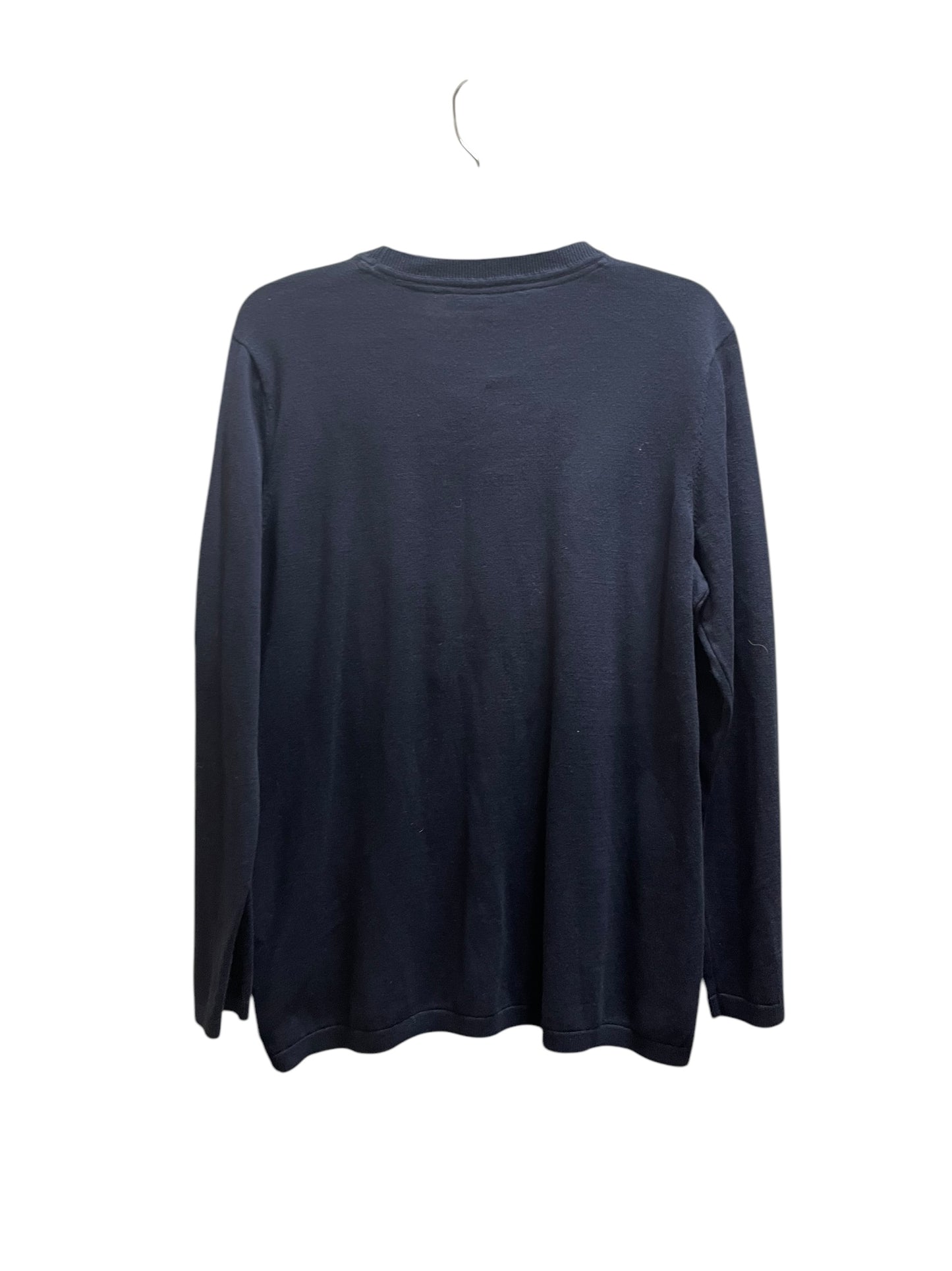 Top Long Sleeve By Tommy Hilfiger In Navy, Size: L