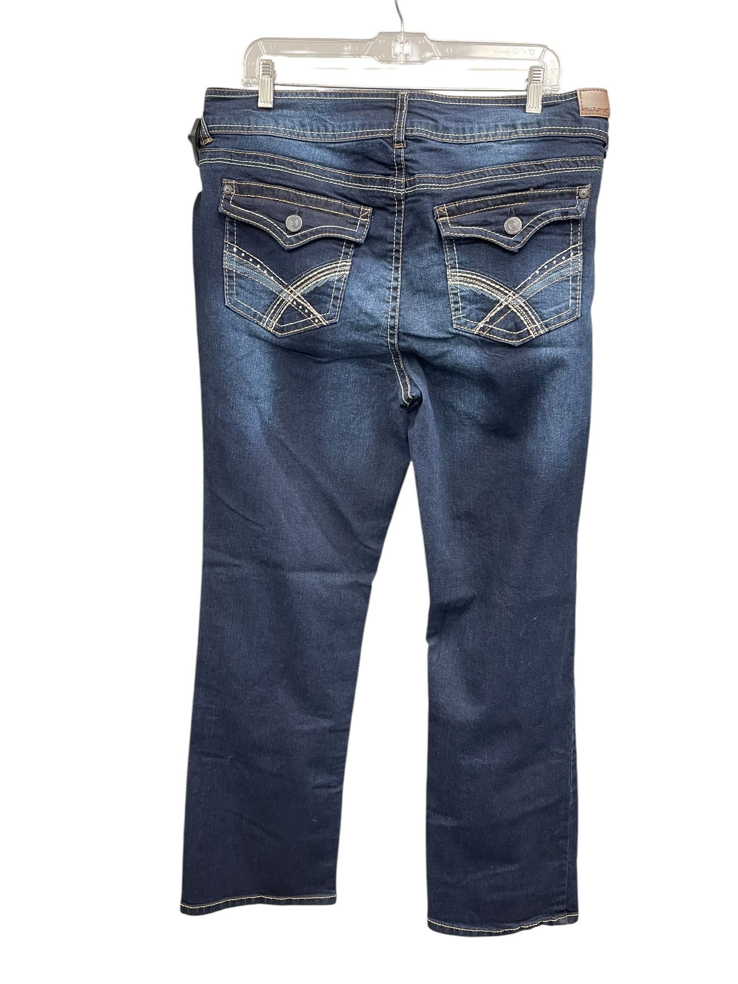 Jeans Flared By Wallflower In Blue Denim, Size: 14