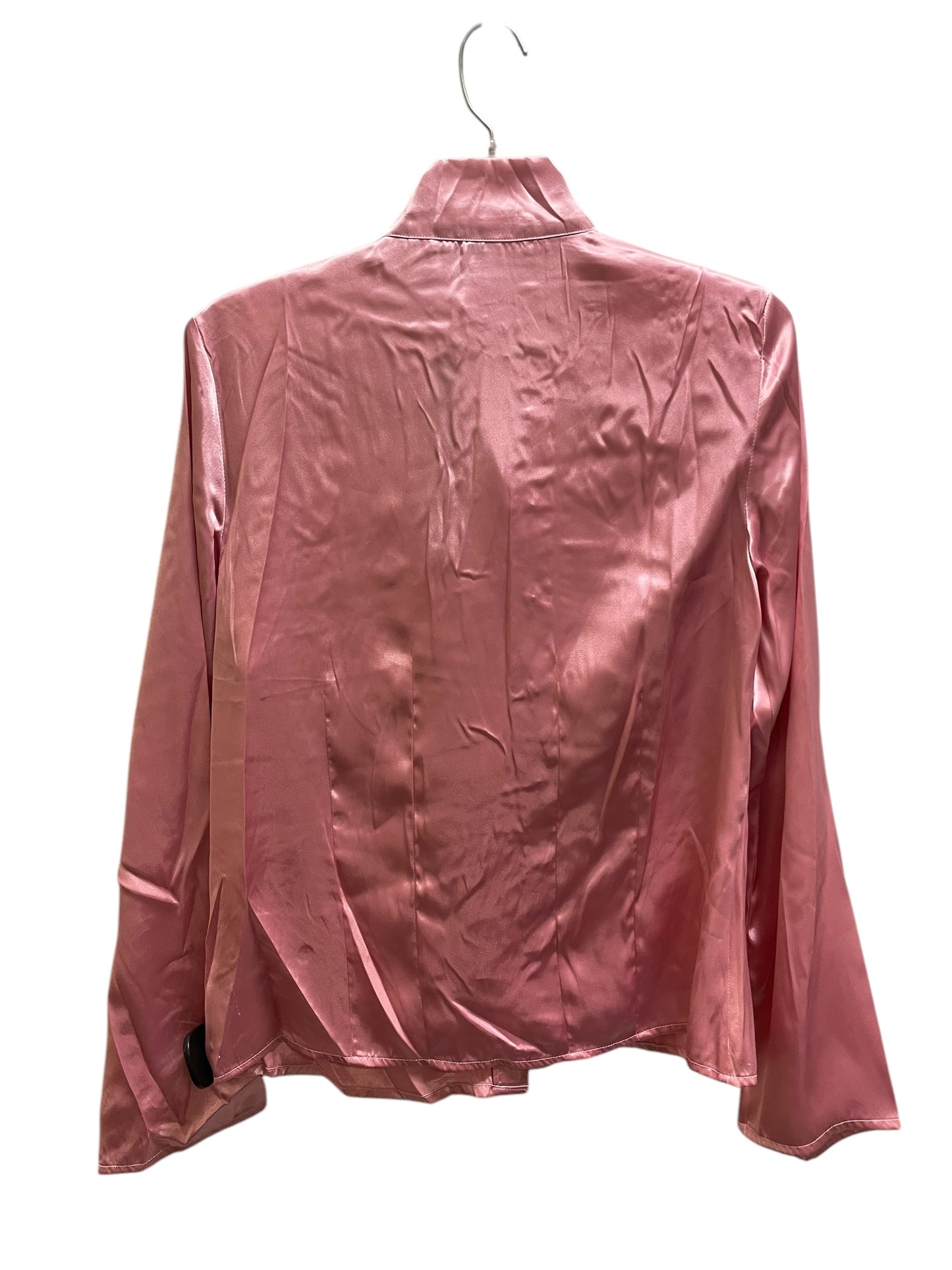 Top Long Sleeve By Pierre Cardin In Pink, Size: M