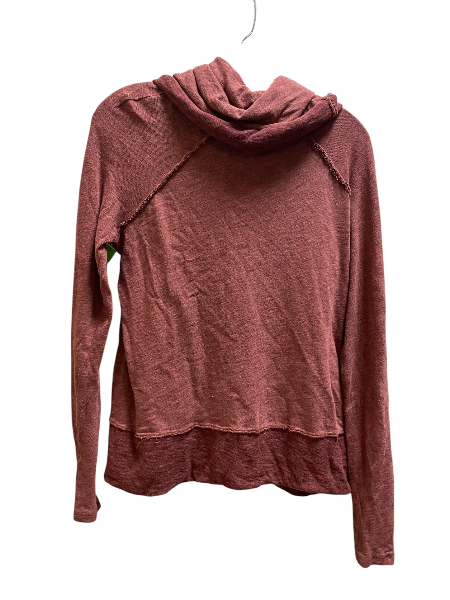 Top Long Sleeve By Free People In Red, Size: Osfm