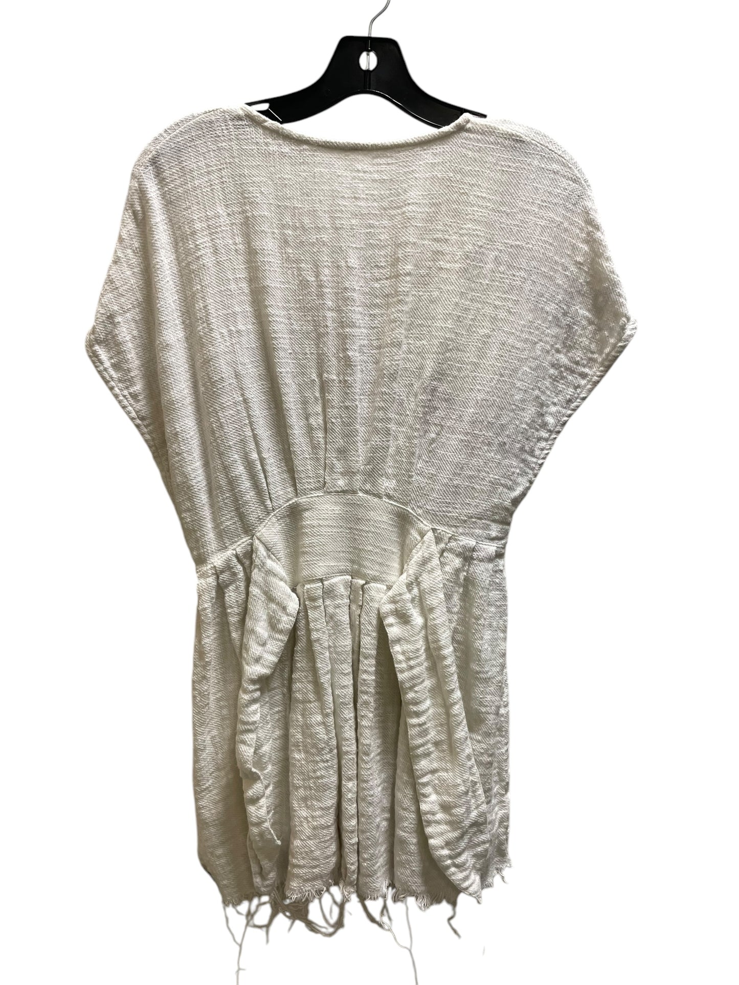 Top Short Sleeve By Free People In Cream, Size: S