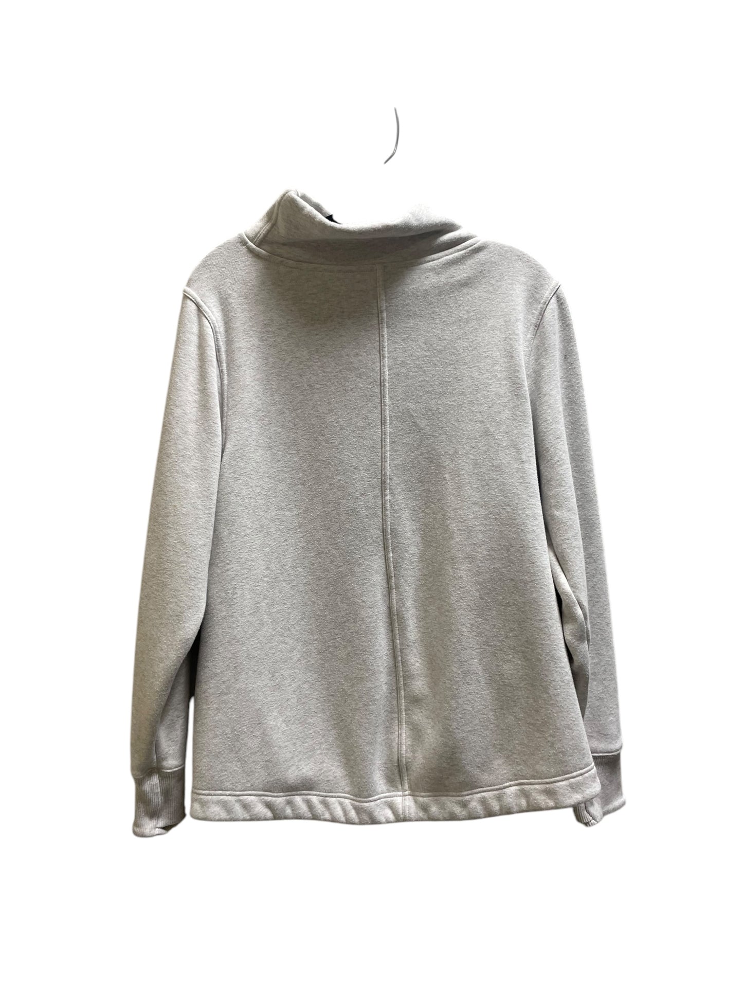 Sweatshirt Collar By Athleta In Grey, Size: M