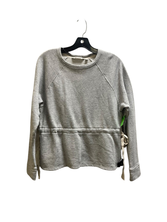 Top Long Sleeve By Athleta In Grey, Size: S