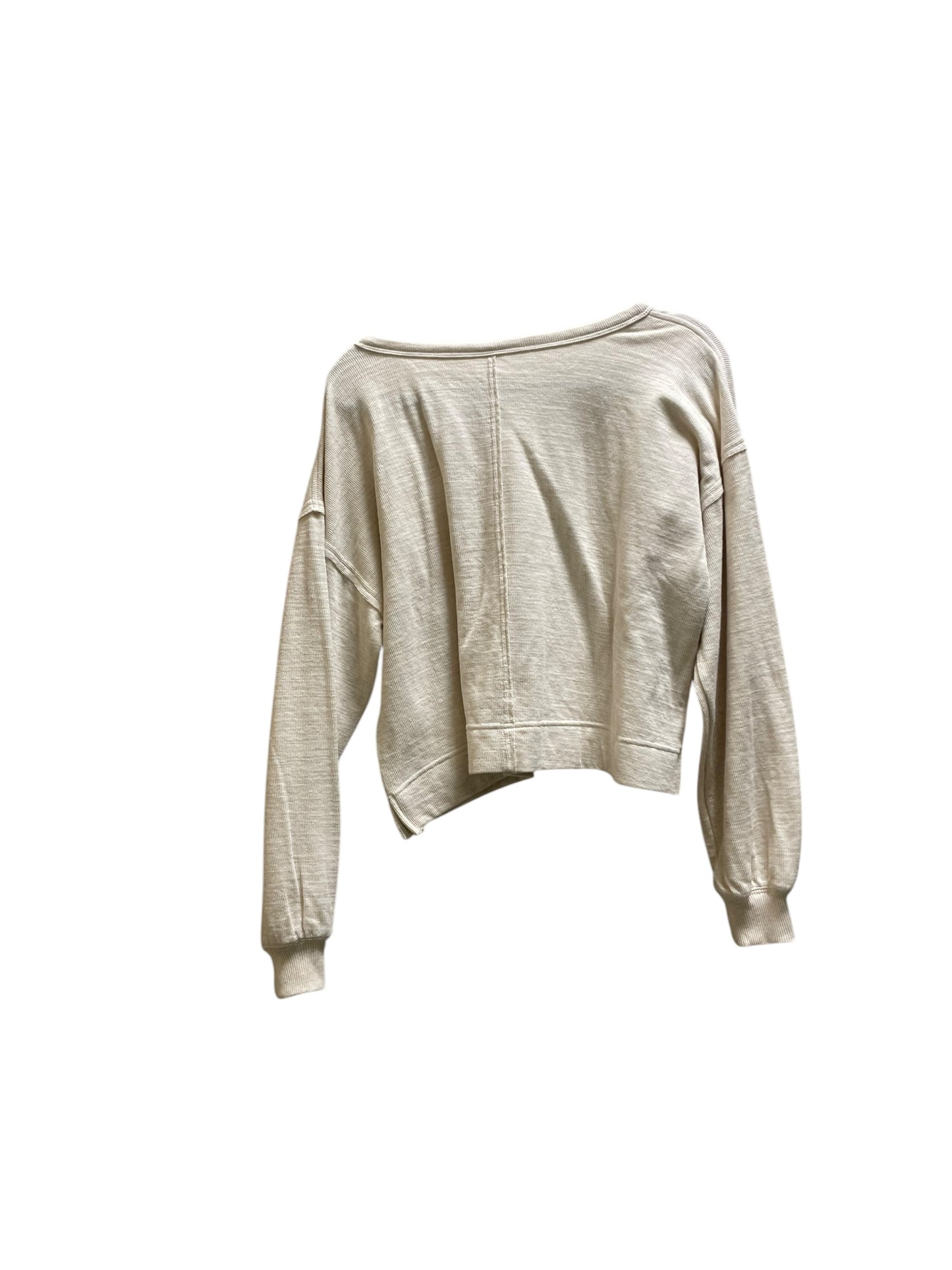 Top Long Sleeve By Aerie In Cream, Size: Xs