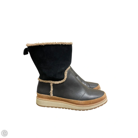 Boots Ankle Flats By Toms In Black, Size: 8.5