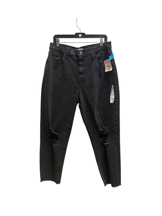 Jeans Cropped By Levis In Black, Size: 10